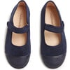 Corduroy Mary Jane Cap-Toe Sneakers, Navy - Mary Janes - 5