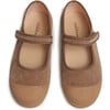 Corduroy Mary Jane Cap-Toe Sneakers, Camel - Mary Janes - 5