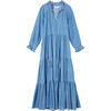 Women's Sienna Maxi, Chambray - Dresses - 1 - thumbnail