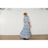 Women's Sienna Maxi, Indigo Flowers - Dresses - 3