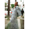 Women's Sienna Maxi, Indigo Flowers - Dresses - 4
