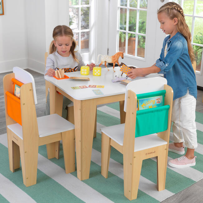 Girls wooden table and chairs online