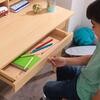 Avalon Wooden Children's Desk with Hutch, Chair and Storage - Natural - Desks - 3
