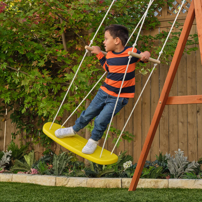 Surf Swing Playset Accessory, Yellow - Activity Gyms - 3