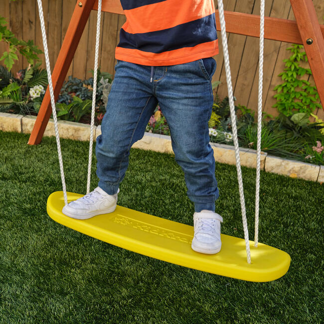 Surf Swing Playset Accessory, Yellow - Activity Gyms - 6