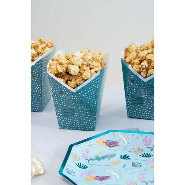 Whale Shark Treat Boxes, Blue - Party Accessories - 5