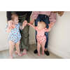 Strawberry Sweet Blue Baby Romper, Blue - Rompers - 3