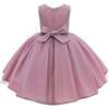 Sarita Glitter Double Bow Dress, Pink - Dresses - 2