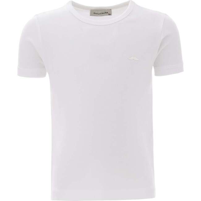 Solid Cotton T-Shirt, White