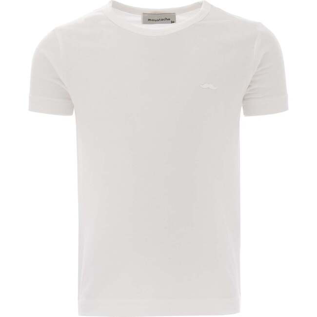 Solid Cotton T-Shirt, Off White