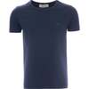 Solid Cotton T-Shirt, Blue - T-Shirts - 1 - thumbnail