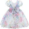 Chablis Floral Garden Organza Dress, Pink - Dresses - 2