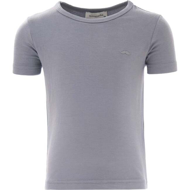 Solid Cotton T-Shirt, Grey