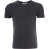 Anthracite Solid Cotton T-Shirt, Grey - T-Shirts - 1 - thumbnail