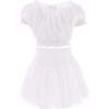 St. Tropez Ruffle Outfit, White - Mixed Apparel Set - 2