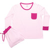 Dream in Pink Women's Two-Piece Bamboo Pajama Set - Pajamas - 1 - thumbnail