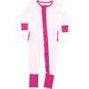 Dream in Pink Zippered Convertible Footie - Footie Pajamas - 1 - thumbnail
