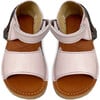 Mavis Leather Velcro Sandal, Soft Lilac - Sandals - 1 - thumbnail