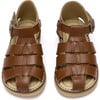 Noah Leather Fisherman Sandal, Chestnut Brown - Sandals - 1 - thumbnail