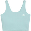 Women's Sprint Rigor Bralette, Teal/White - Shirts - 1 - thumbnail