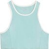 Women's Blake Rigor Bra, Teal/White - Shirts - 1 - thumbnail