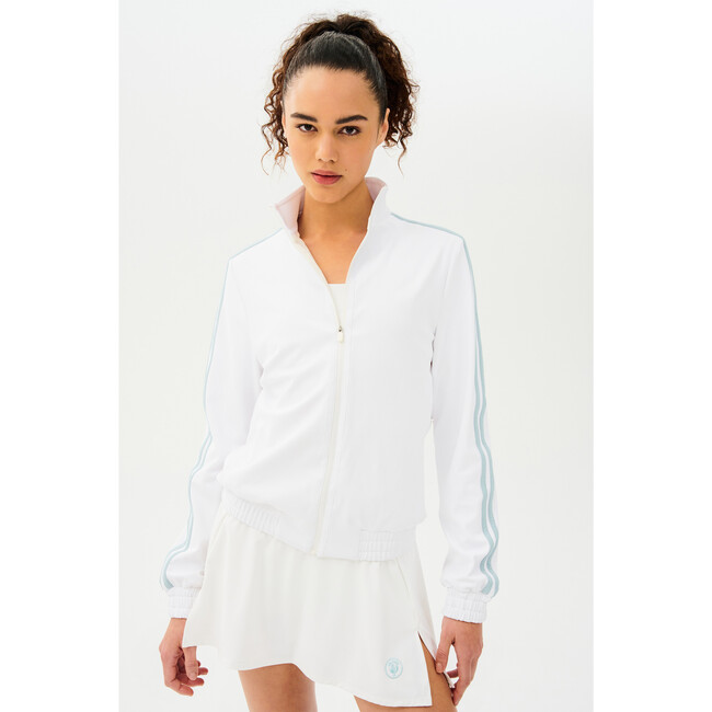 Women's Fox Techflex Jacket, White/Teal - Jackets - 2
