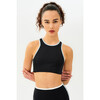 Women's Blake Rigor Bra, Black/Teal - Shirts - 2