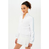 Women's Fox Techflex Jacket, White/Teal - Jackets - 3