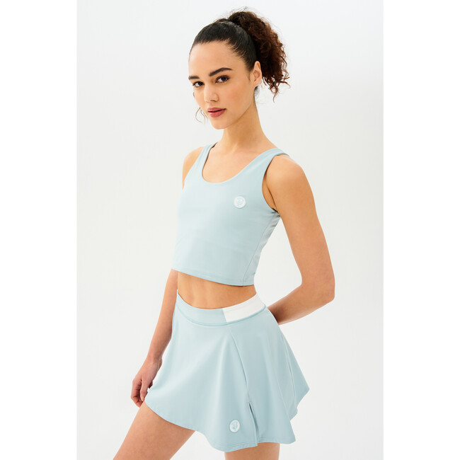 Women's Sprint Rigor Bralette, Teal/White - Shirts - 3