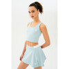 Women's Sprint Rigor Bralette, Teal/White - Shirts - 3