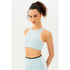 Women's Blake Rigor Bra, Teal/White - Shirts - 3