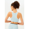 Women's Blake Rigor Bra, Teal/White - Shirts - 4