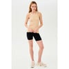 Women's Kiki Rib Tank Full Length, Nude - Shirts - 5