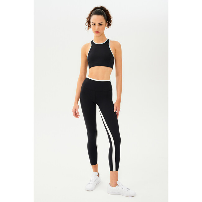Women's Blake Rigor Bra, Black/Teal - Shirts - 5