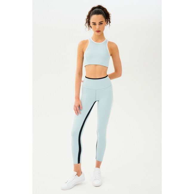 Women's Blake Rigor Bra, Teal/White - Shirts - 5
