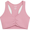 Women's Airweight Bra With Ruching, Dusty Rose - Shirts - 1 - thumbnail