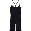 Women's Airweight 6" Short Jumpsuit, Black - One Pieces - 1 - thumbnail