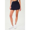 Women's Airweight High Waist Skort, Indigo/White - Skirts - 2