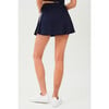 Women's Airweight High Waist Skort, Indigo/White - Skirts - 4