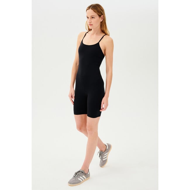 Women's Airweight 6" Short Jumpsuit, Black - One Pieces - 3