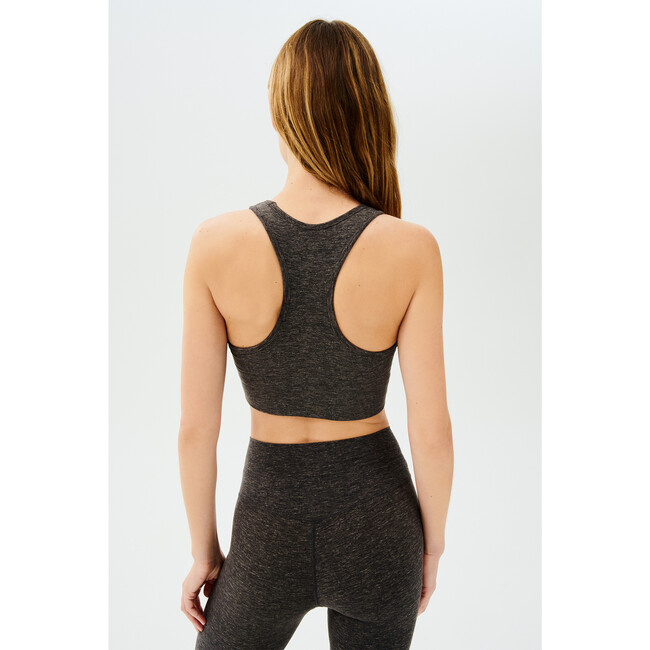 Women's Airweight Bra With Ruching, Heather Grey - Shirts - 4