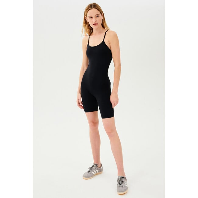 Women's Airweight 6" Short Jumpsuit, Black - One Pieces - 4