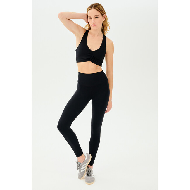 Women's Airweight Bra With Ruching, Black - Shirts - 5