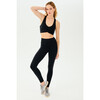 Women's Airweight Bra With Ruching, Black - Shirts - 5