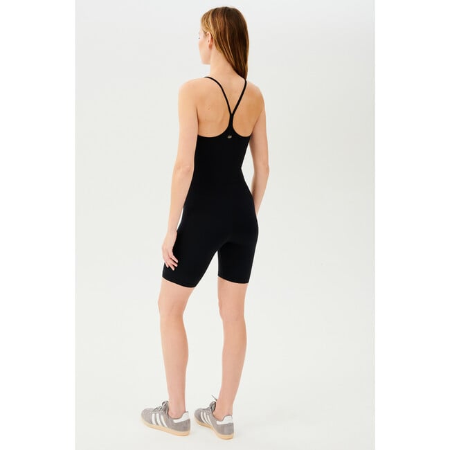 Women's Airweight 6" Short Jumpsuit, Black - One Pieces - 5