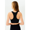 Women's Airweight Bra With Ruching, Black - Shirts - 6