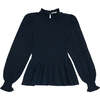 Ricarda Woman Blouse Space Blue - Blouses - 1 - thumbnail