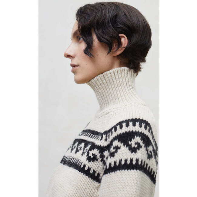 Andy Woman Jumper High Neck Sand - Sweaters - 2