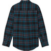 Teal Plaid Flannel Storm Blue - Button Downs - 2