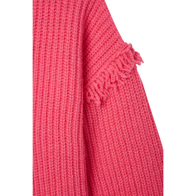 Fringe Sweater Pink Glow - Sweaters - 2